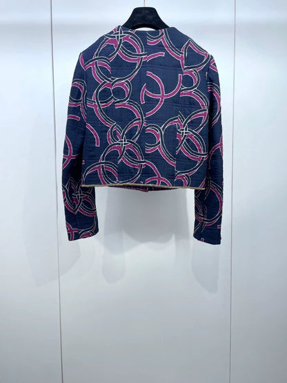 Chanel Graffiti Logo Trench Coat