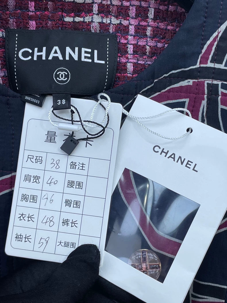 Chanel Graffiti Logo Trench Coat