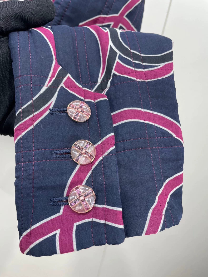 Chanel Graffiti Logo Trench Coat