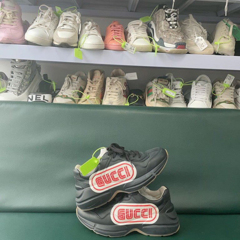 Gucci Rhyton Colorblock Low-top Casual Sneakers 0079