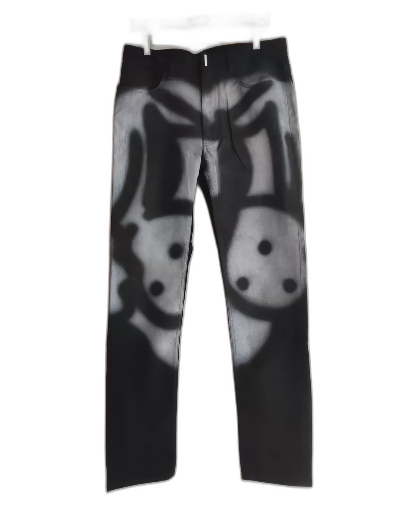 Givenchy Chito Collaboration Black Denim Pants