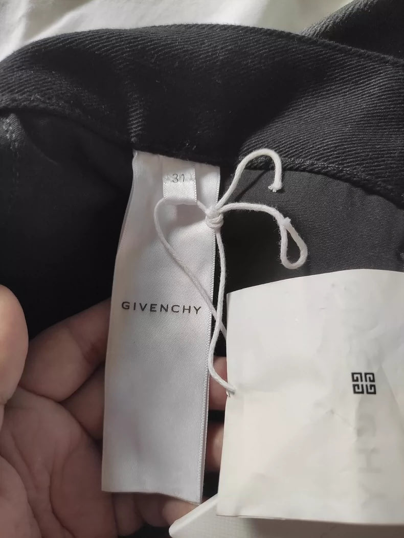 Givenchy Chito Collaboration Black Denim Pants