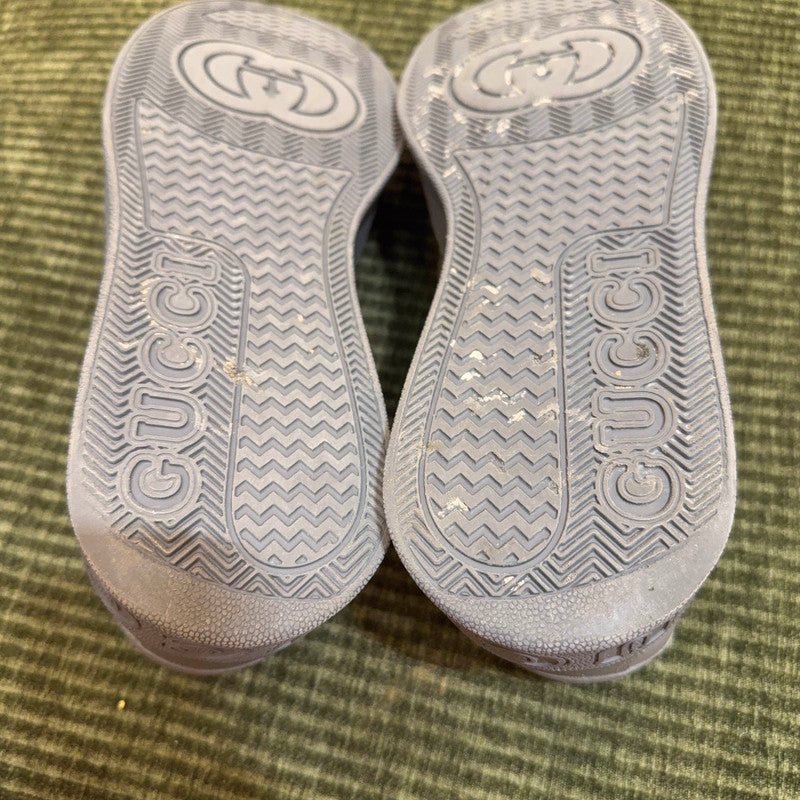 Gucci Gray Black Low-Top Fashion Sneakers for Men 0079