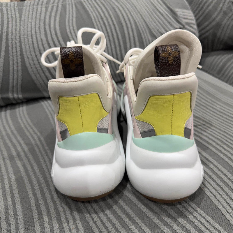 Louis Vuitton Archlight Sneakers in Pink and Green 0079