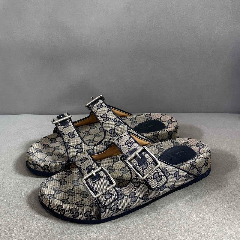 Gucci Brown Slide Sandals for Men 0079