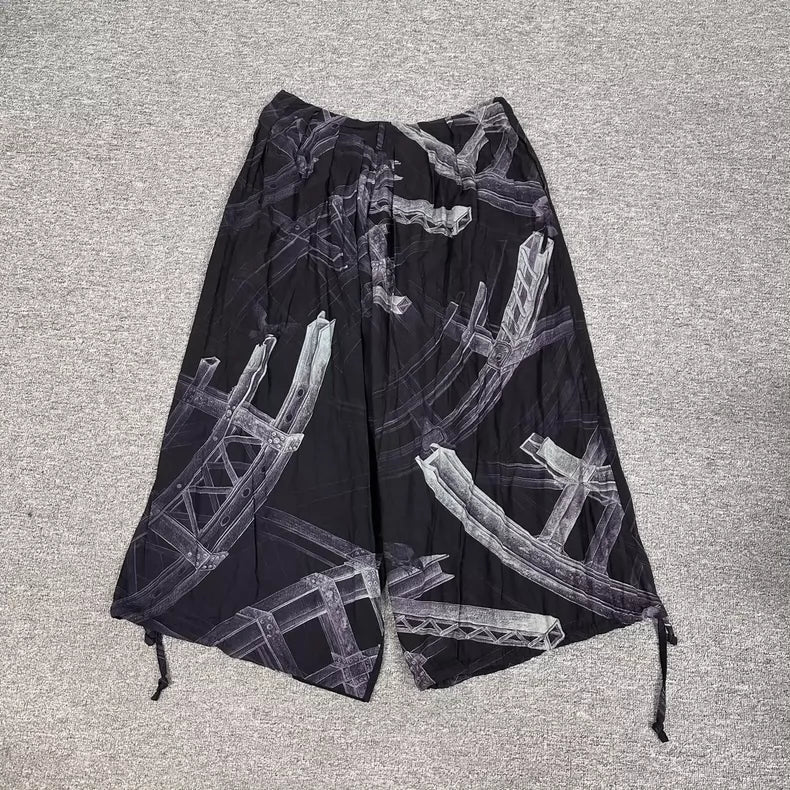 Yohji Yamamoto Graphic Pants in Size 3