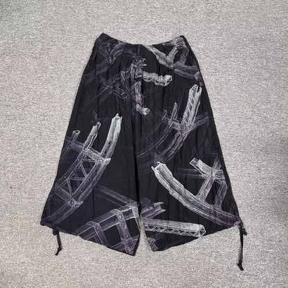 Yohji Yamamoto Graphic Pants in Size 3