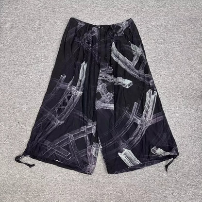 Yohji Yamamoto Graphic Pants in Size 3