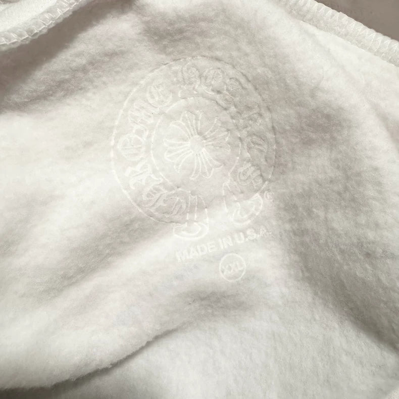 Chrome Hearts White Cross Sleeve Hoodie