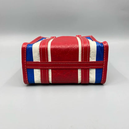 Balenciaga Bazar Colorful Striped Shopping Bag