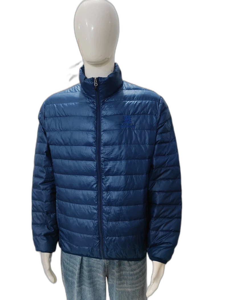 Givenchy Blue Stand Collar Puffer Jacket