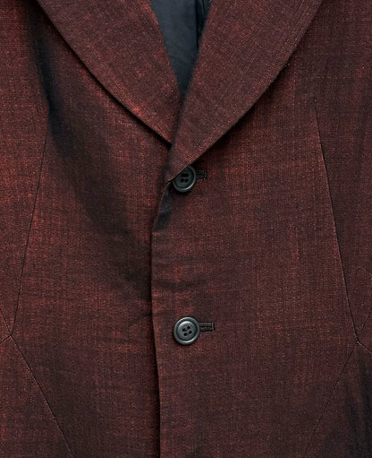 Yohji Yamamoto Men's Red Blazer Jacket