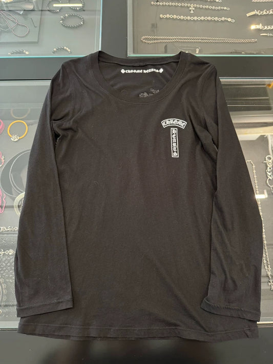 Chrome Hearts Black Matty Graffiti Long Sleeve-yf