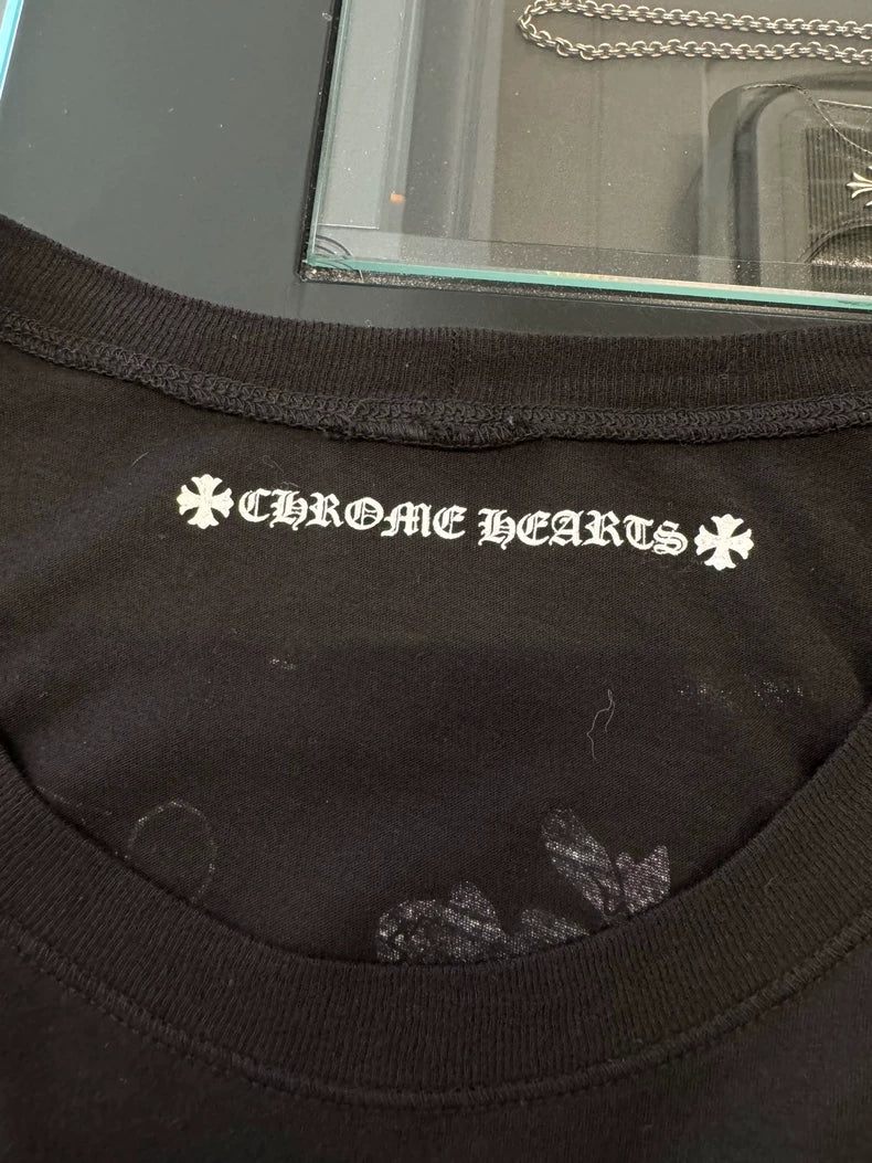 Chrome Hearts Black Matty Graffiti Long Sleeve-yf