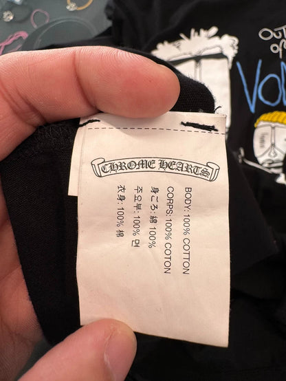 Chrome Hearts Black Matty Graffiti Long Sleeve-yf