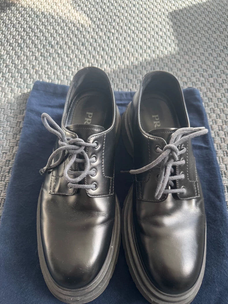 Prada Double Layer Derby Shoes