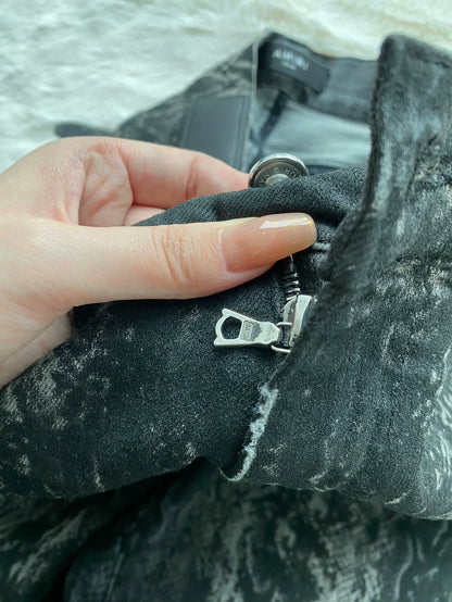 Amiri Python Pattern Denim Pants