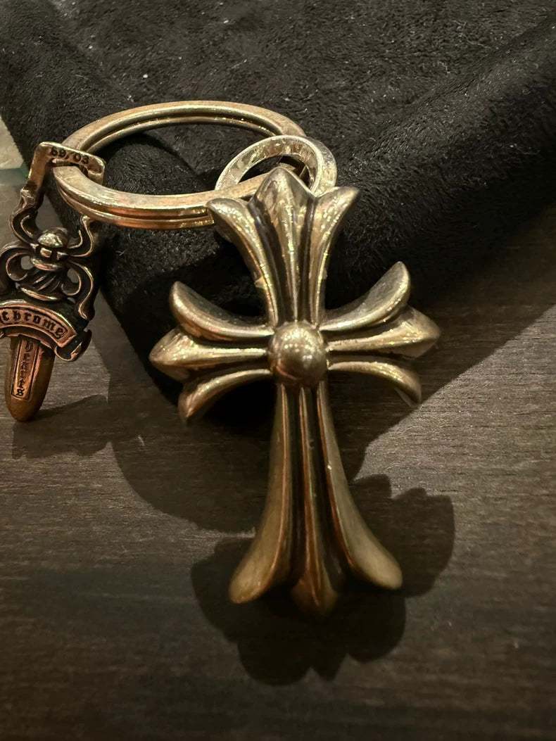 Chrome Hearts Cross Keychain Accessory