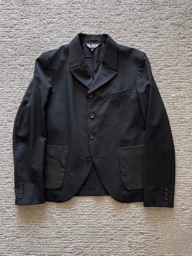 Comme des Garcons Black Wool Blazer