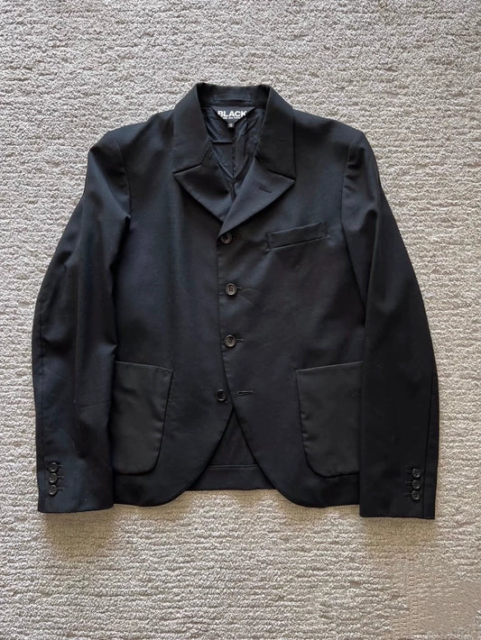 Comme des Garcons Black Wool Blazer