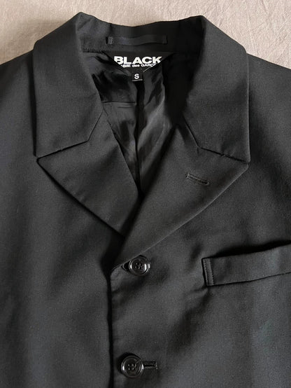 Comme des Garcons Black Wool Blazer