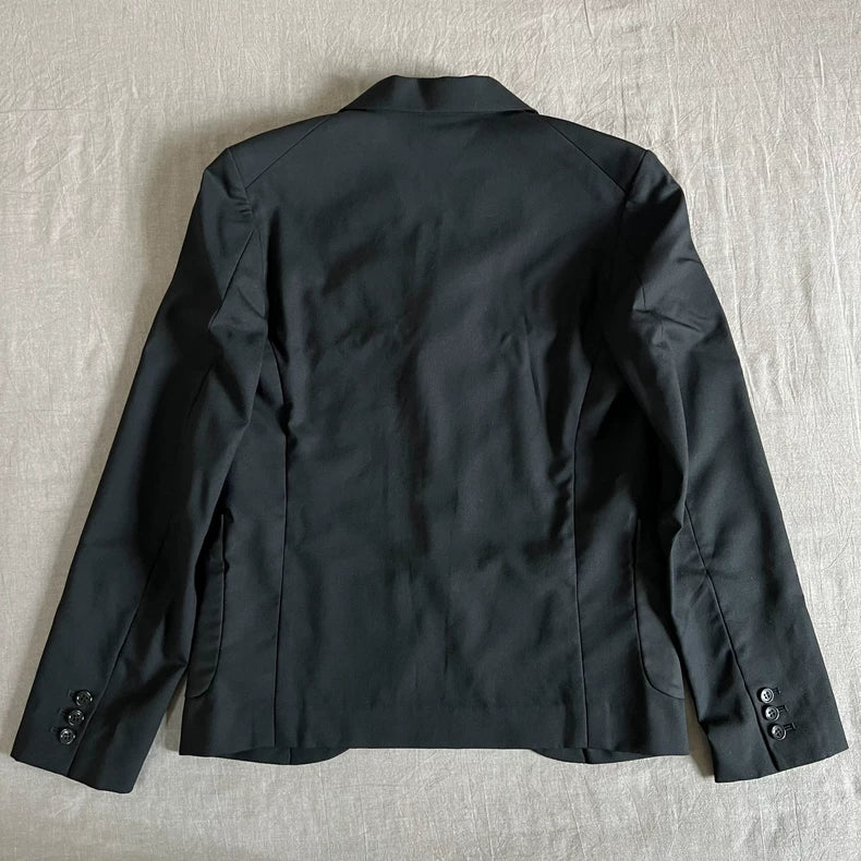 Comme des Garcons Black Wool Blazer