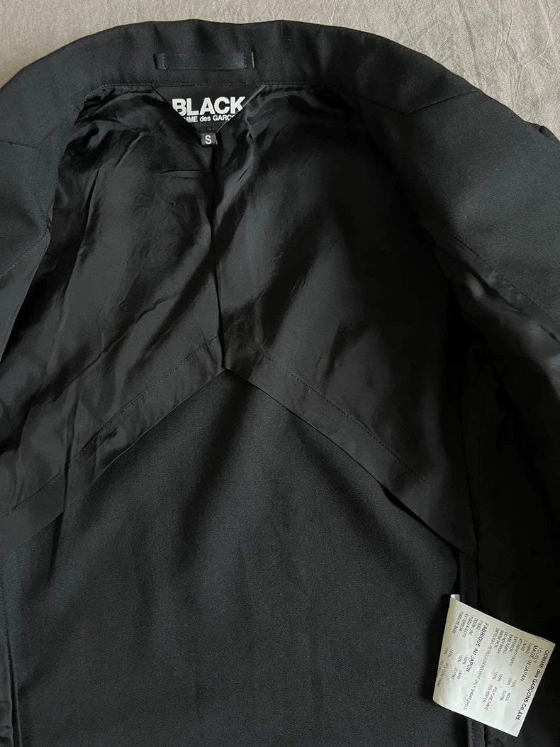 Comme des Garcons Black Wool Blazer