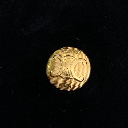 Celine Black Double-Breasted Cotton Jacket