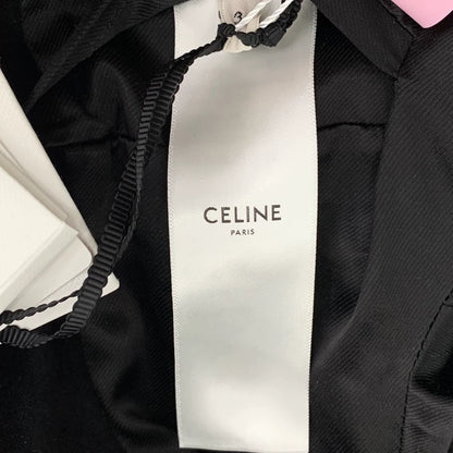 Celine Black Double-Breasted Cotton Jacket