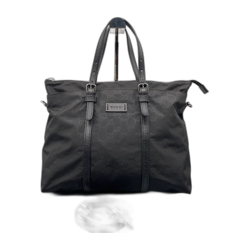 Classic Gucci Nylon Handbag with Logo