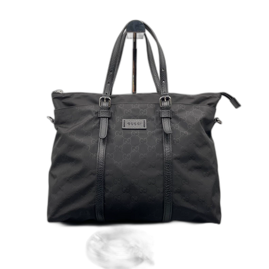 Classic Gucci Nylon Handbag with Logo