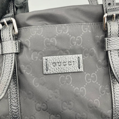 Classic Gucci Nylon Handbag with Logo