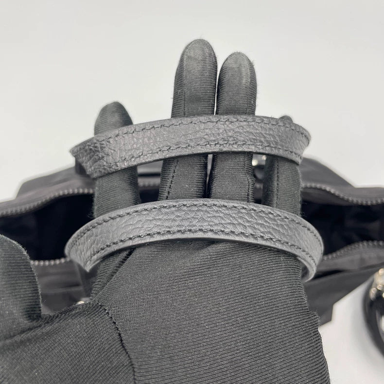 Classic Gucci Nylon Handbag with Logo