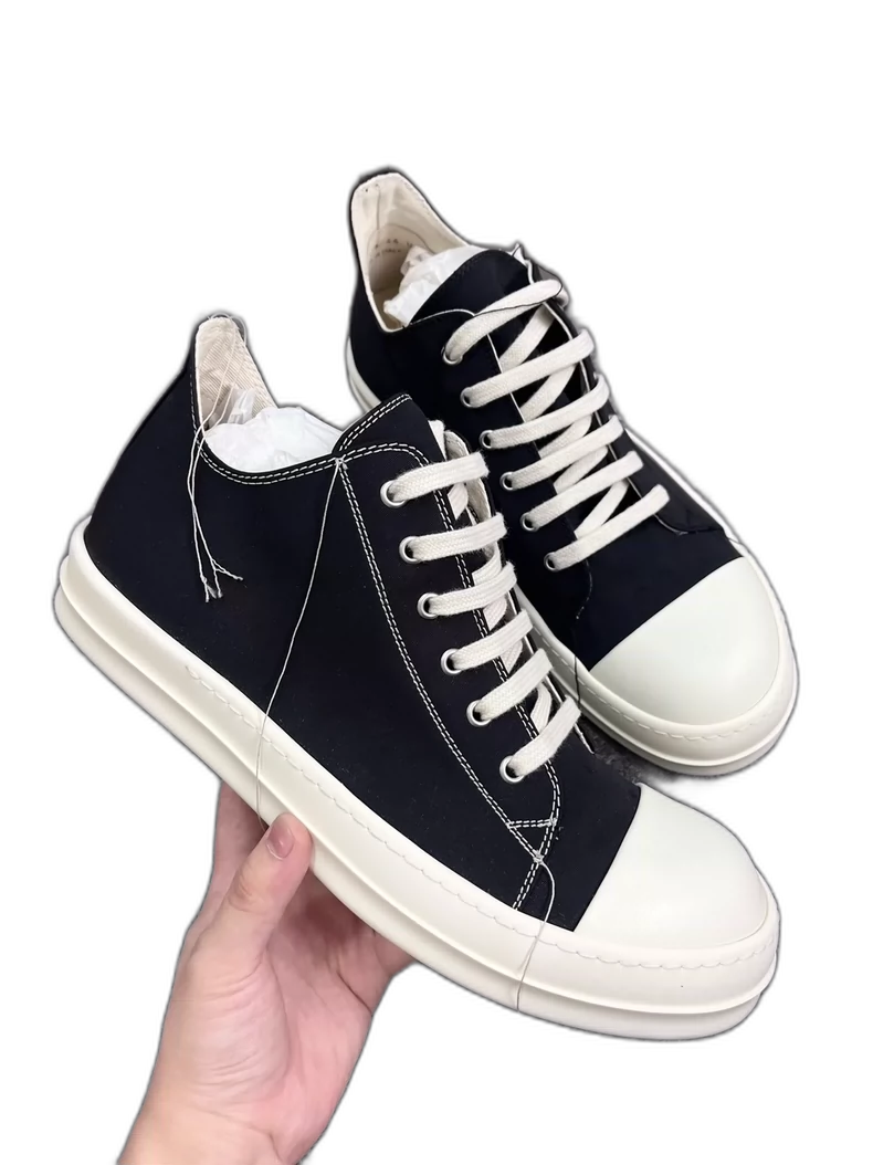 Rick Owens Low Top Sneakers with Fringes-yf