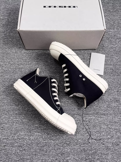 Rick Owens Low Top Sneakers with Fringes-yf
