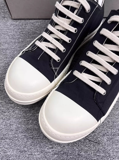 Rick Owens Low Top Sneakers with Fringes-yf