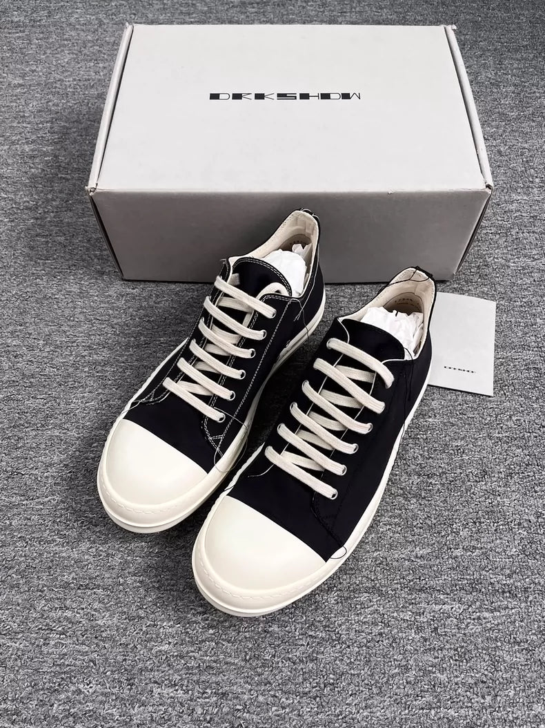Rick Owens Low Top Sneakers with Fringes-yf