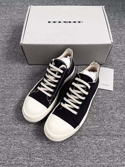 Rick Owens Low Top Sneakers with Fringes-yf