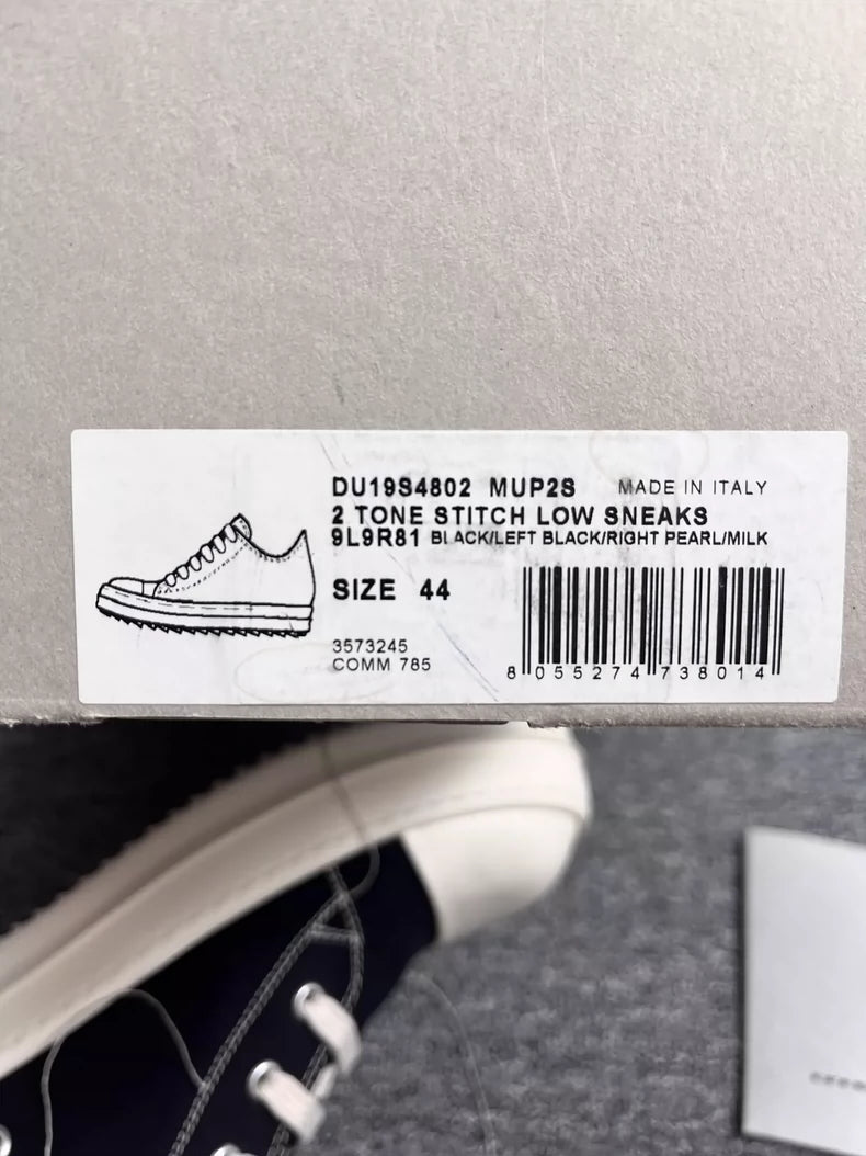 Rick Owens Low Top Sneakers with Fringes-yf