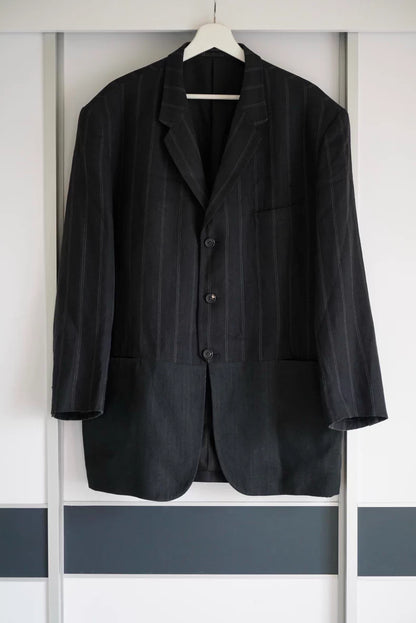 Yohji Yamamoto 94ss Stripe Linen Blazer