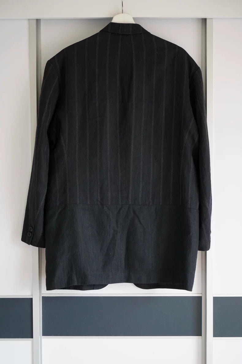 Yohji Yamamoto 94ss Stripe Linen Blazer