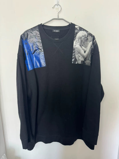 Raf Simons Blue Velvet Sweatshirt