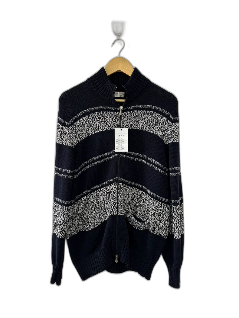 Brunello Cucinelli Zip Knit Cardigan