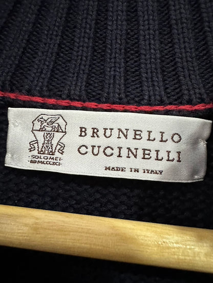 Brunello Cucinelli Zip Knit Cardigan