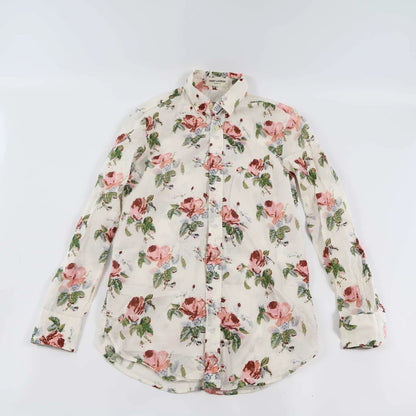 Saint Laurent Paris Floral Cotton Shirt
