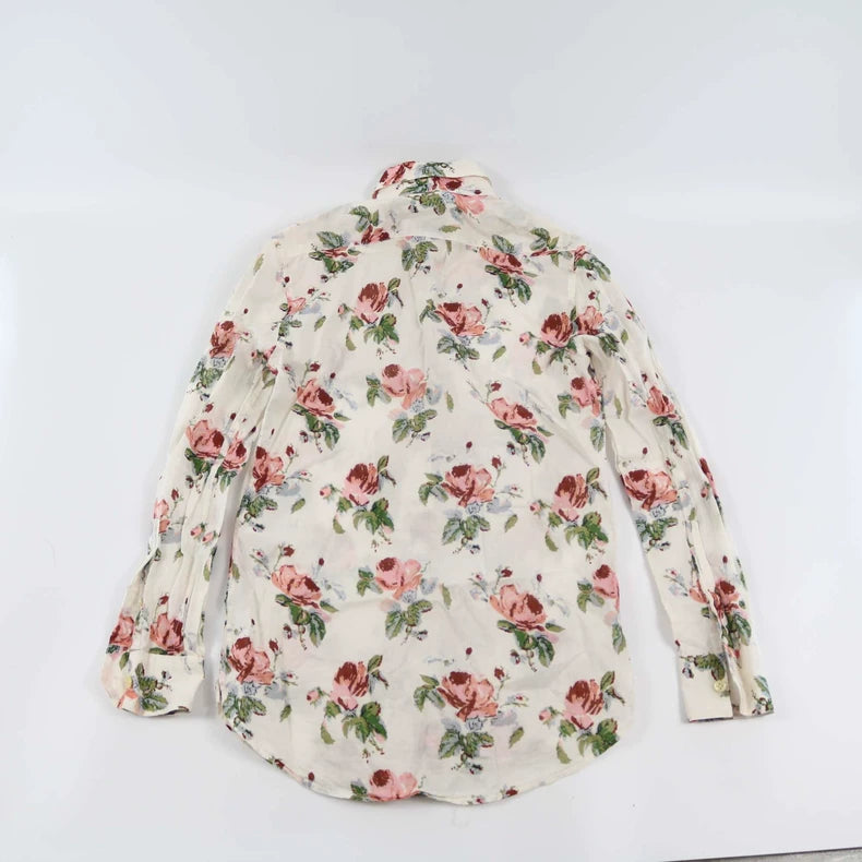 Saint Laurent Paris Floral Cotton Shirt