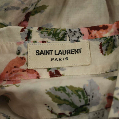 Saint Laurent Paris Floral Cotton Shirt