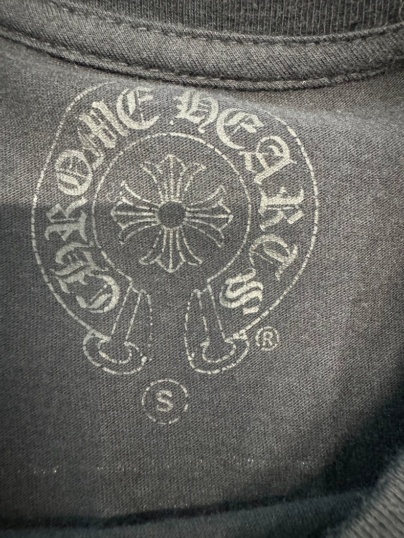 Chrome Hearts Black Scroll Short Sleeve Tee-yf