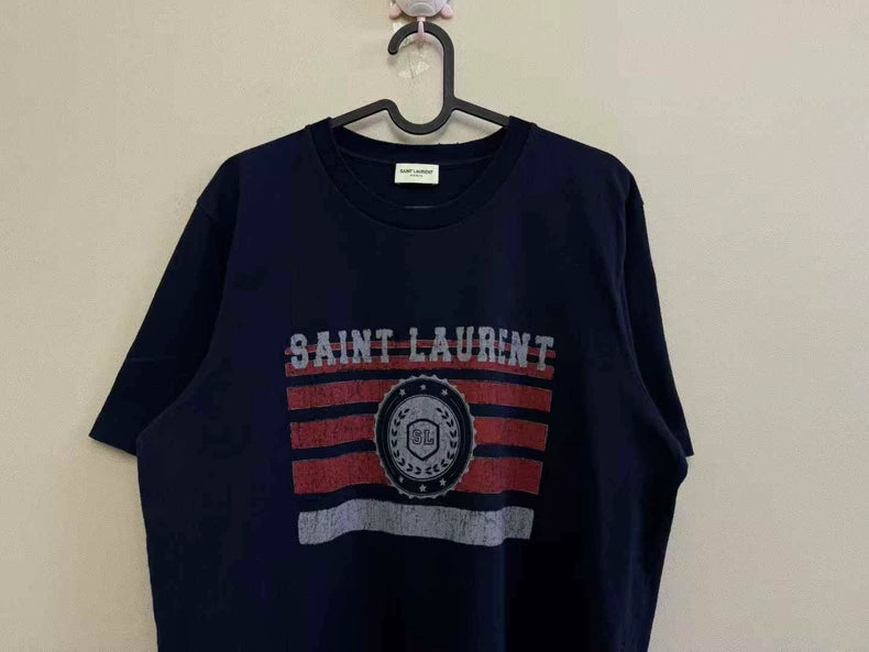 Saint Laurent Vintage Lettered T-Shirt M