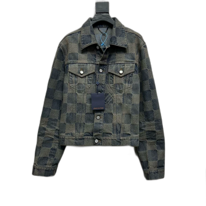 Louis Vuitton Checkered Denim Jacket 24FW